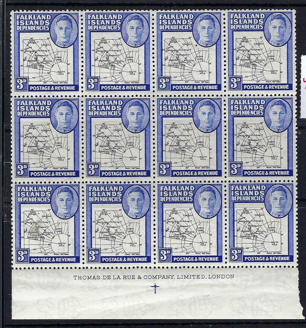 Image of Falkland Island Dependencies SG G4,G4d,G4e UMM British Commonwealth Stamp